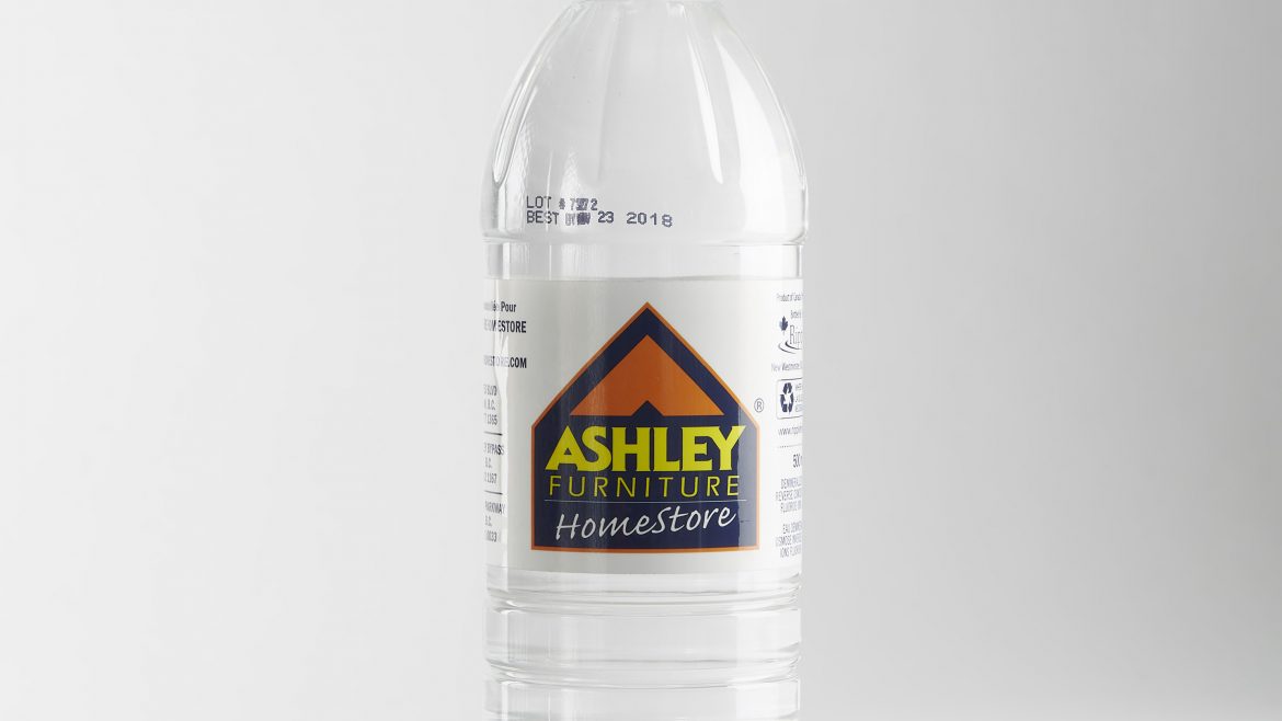 500ml PET Ribbed Clear Bottle Clear Cap Ashley Furniture