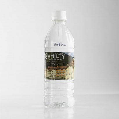 500ml PET Ribbed Clear Bottle Clear Cap Cahilty Lodge