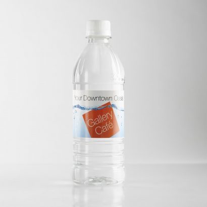 500ml PET Ribbed Clear Bottle Clear Cap Gallery Cafe