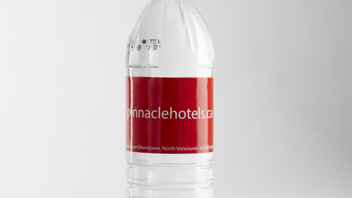 500ml PET Ribbed Clear Bottle Clear Cap Pinnacle Hotel