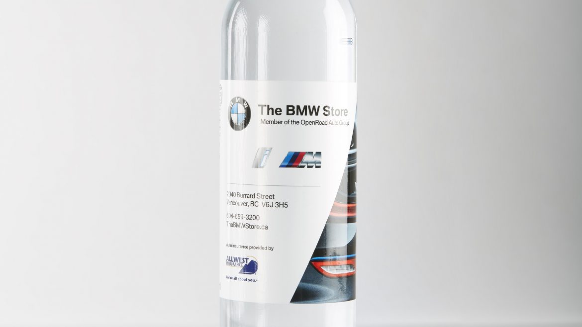 RPET 500ml Clear Cap BMW Store