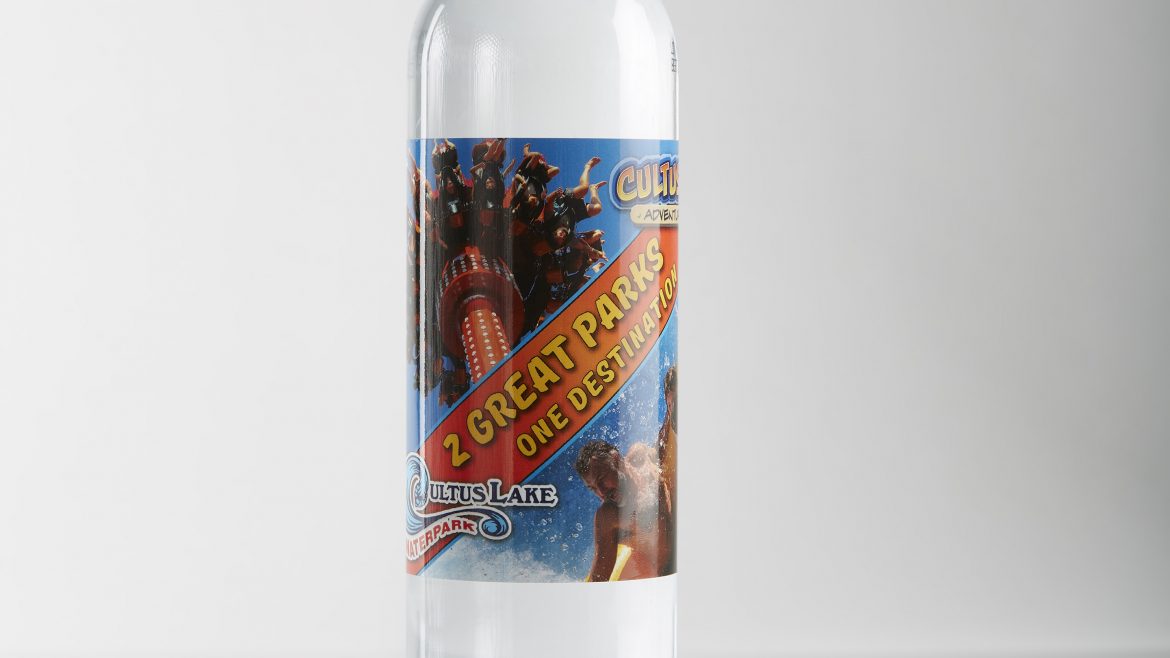 RPET 500ml With Clear Cap Specialty Label Variable Print 3
