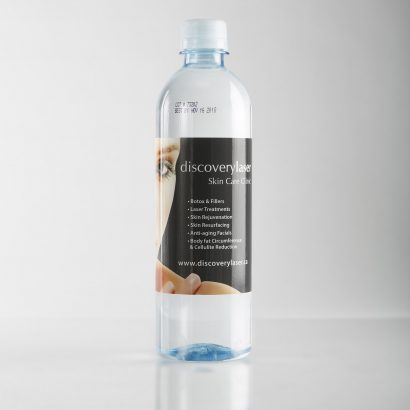 Smooth Shape RPET Bottle with Clear Cap