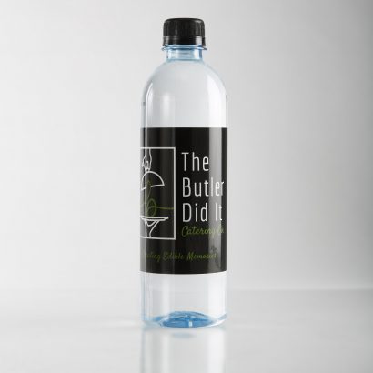 Smooth Shape RPET Bottle with Black Cap Butler Did It