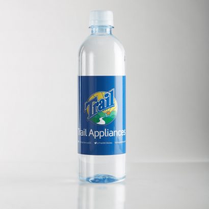 Smooth Shape RPET Bottle with Clear Cap Trail Appliances