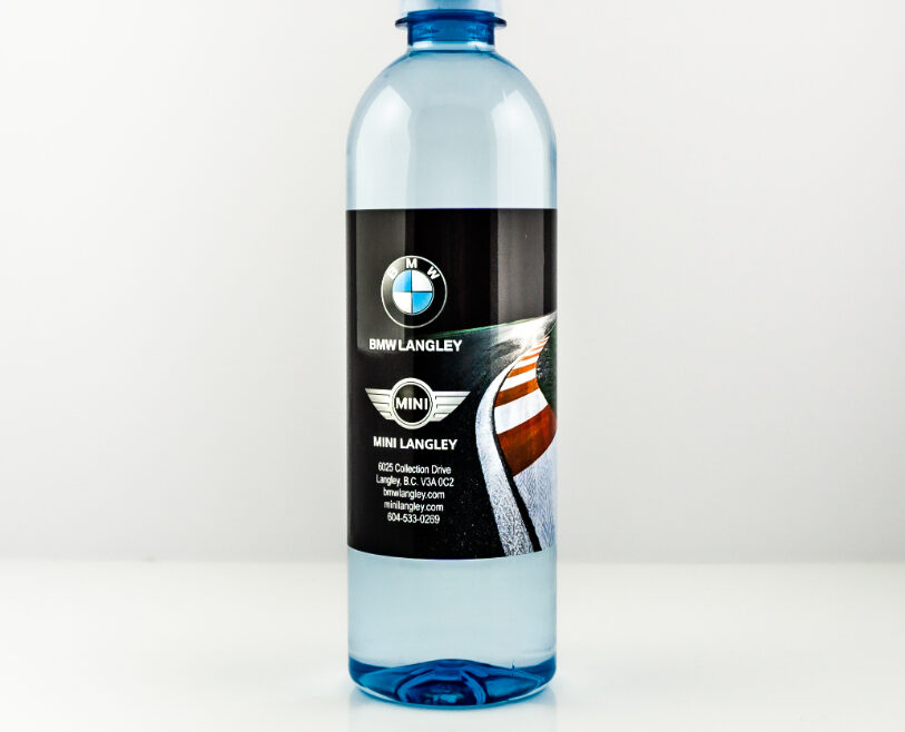 RPET 500ml Smooth Shape Bottle with Clear Cap