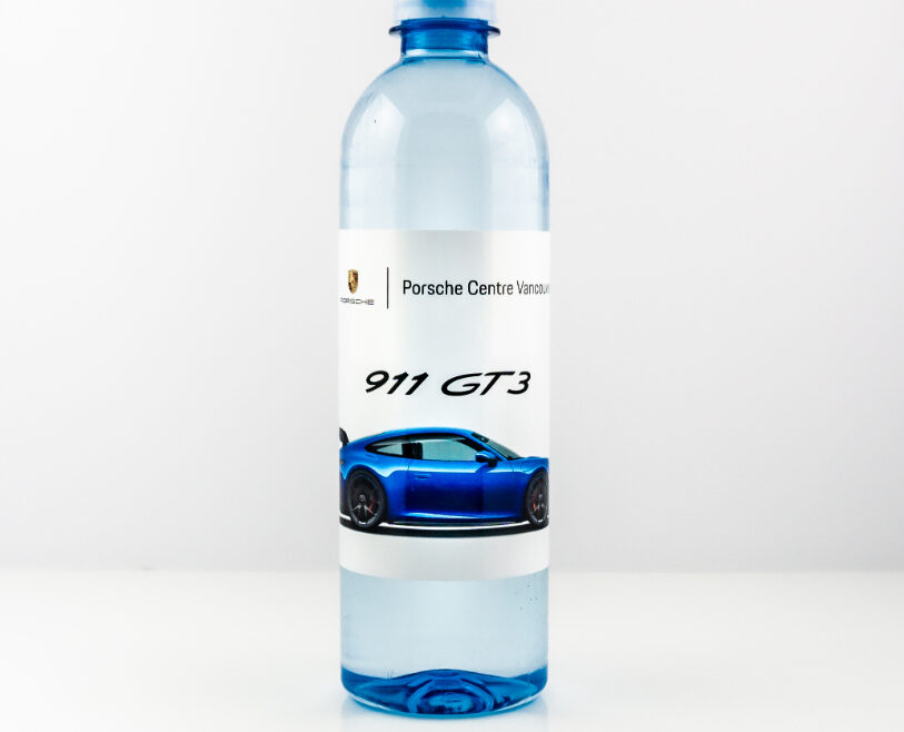 RPET 500ml Smooth Shape Bottle with Clear Cap