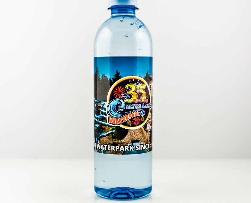 RPET 500ml Smooth Shape Bottle with Clear Cap