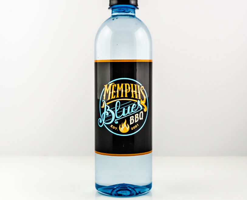 RPET 500ml Smooth Shape Bottle with Black Cap