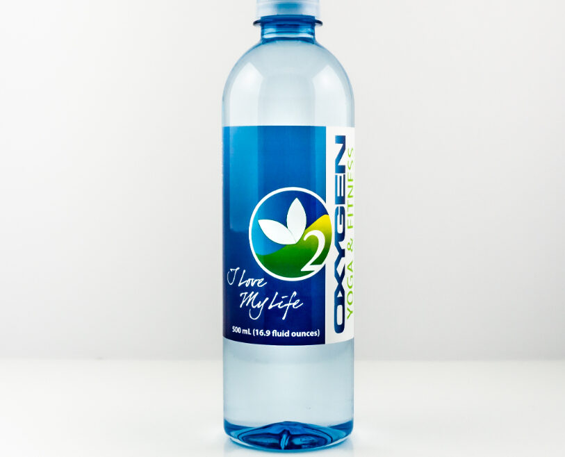 RPET 500ml Smooth Shape Bottle with Clear Cap