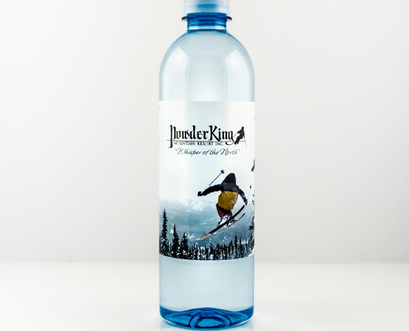 RPET 500ml Smooth Shape Bottle with Clear Cap set3 a