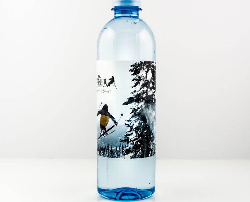 RPET 500ml Smooth Shape Bottle with Clear Cap set3 b