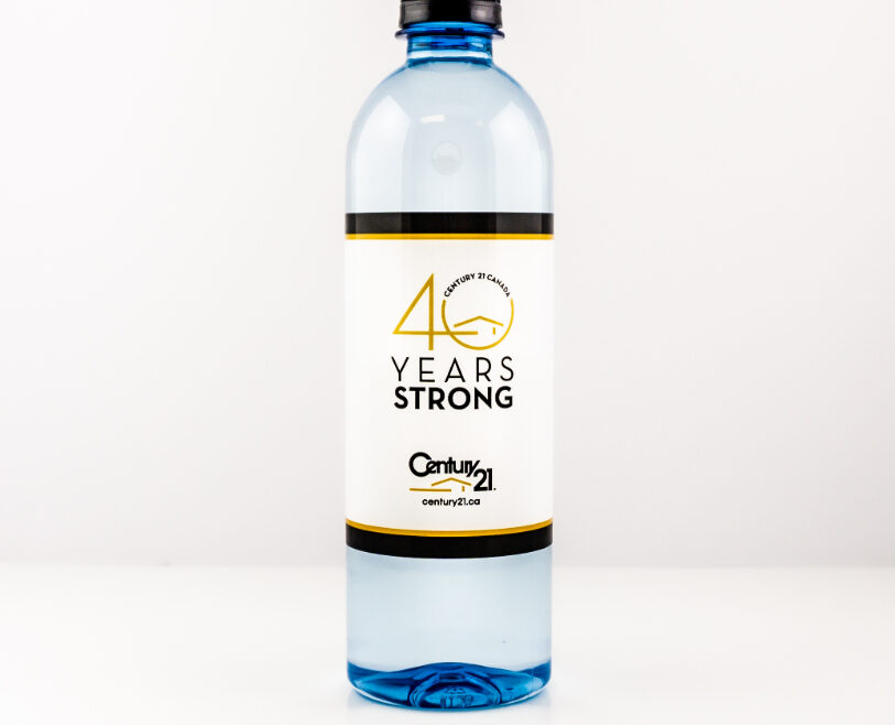 RPET 500ml Smooth Shape Bottle with Black Cap