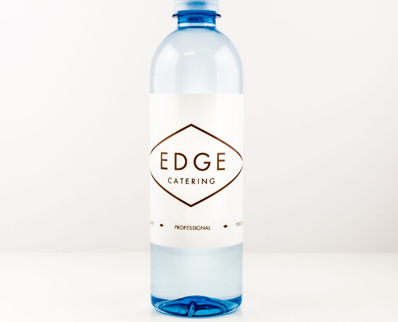 RPET 500ml Smooth Shape Bottle with Clear Cap