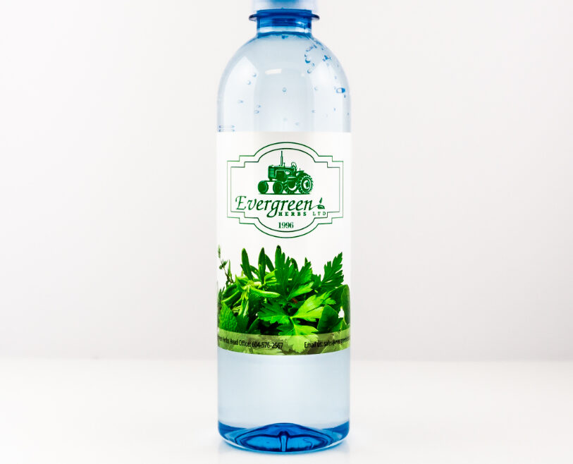 RPET 500ml Smooth Shape Bottle with Clear Cap