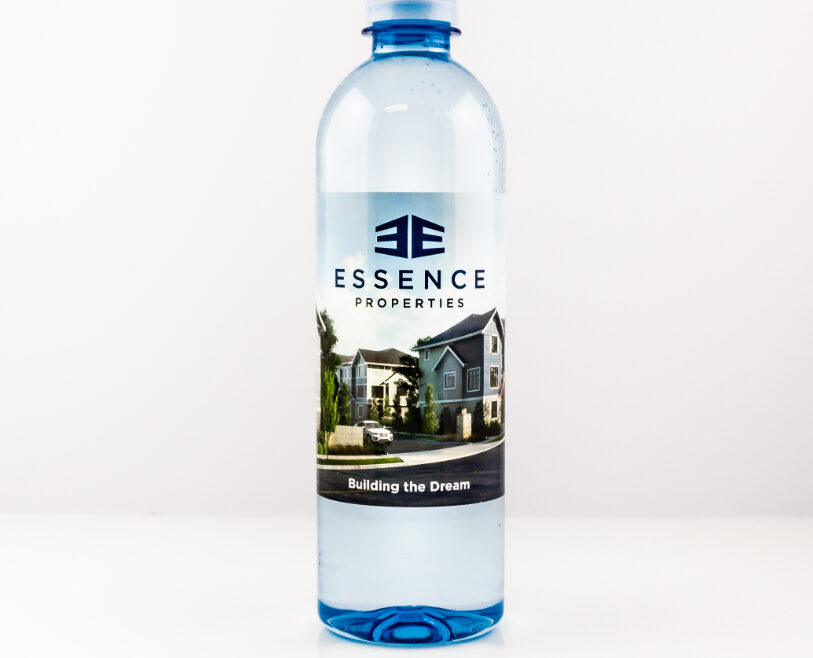 RPET 500ml Smooth Shape Bottle with Clear Cap