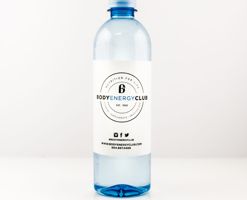RPET 500ml Smooth Shape Bottle with Clear Cap