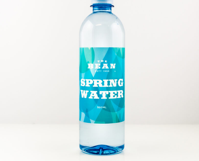 RPET 500ml Smooth Shape Bottle with Clear Cap