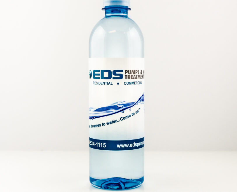 RPET 500ml Smooth Shape Bottle with Clear Cap