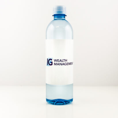 RPET 500ml Smooth Shape Bottle with Clear Cap