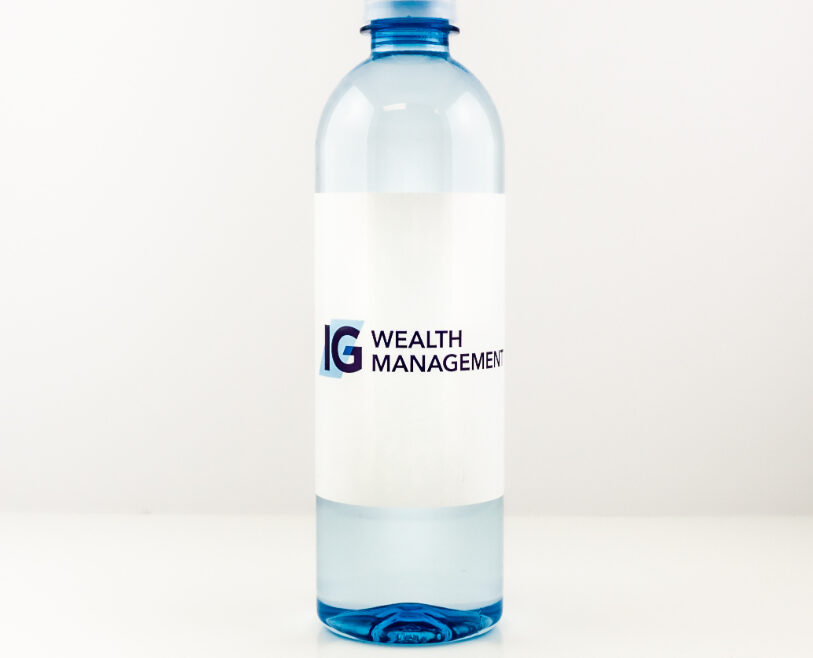 RPET 500ml Smooth Shape Bottle with Clear Cap