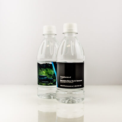 PET 355ml Ribbed Bottle with Clear Cap