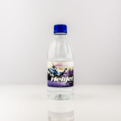 PET 355ml Ribbed Bottle with Clear Cap