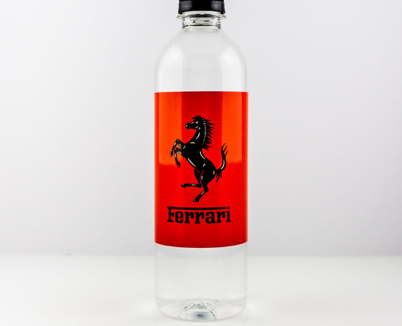 PET 500ml Smooth Shape Bottle with Black Cap